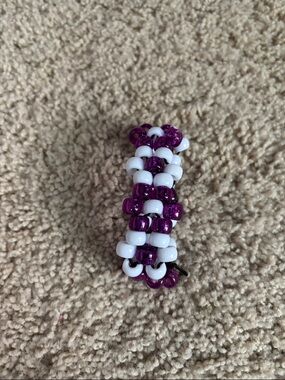 Handmade Kandi flower cuff!